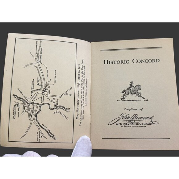 Historic Concord Booklet Presented By John Hancock Life Insurance Co. Featuring - Picture 5 of 15
